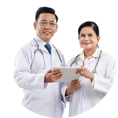 Tenaga medis menggunakan Matrika Care